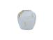 Vaas TITAN STONE D20xH18cm, valge/kuldne jõgi