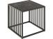 Abilaud STRINGTON 40x40xH40cm, must, melamiin, MDF, teras