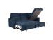 Nurgadiivanvoodi SCALA 244x155/88xH102cm, sinine