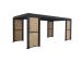 Varikatus MIRADOR-111 lamellseintega 3x6m, tumehall