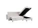 Nurgadiivanvoodi SAMANTHA PN 255x95/205xH82/99cm, valge