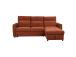 Nurgadiivanvoodi SCALA 244x155/88xH102cm, roostepruun