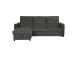 Nurgadiivanvoodi SCALA 244x155/88xH102cm, oliiviroheline