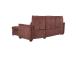 Nurgadiivanvoodi SCALA 244x155/88xH102cm, tumeroosa