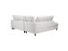 Nurgadiivanvoodi SAMANTHA VN 255x205/95xH82/99cm, valge