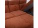 Nurgadiivanvoodi SCALA 244x155/88xH102cm, roostepruun
