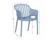 Tool POPPY 55x60xH80cm, sinine plastik