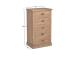 Kummut MONACO 60x40xH101.5cm