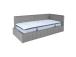 Voodi JASPER 90x200cm, madratsiga HARMONY DUO, hall