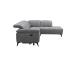 Nurgadiivan HAMID PN, elektriline recliner 279x106/225xH82cm, hall