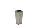 Lillepotiümbris GENEVA 26,5x26,5xH56cm, terasraam plastikpunutisega, värvus: hall