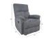 Tugitool GUSTAV manuaalne recliner, hall