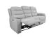 Diivan MIMI 3-kohaline elektriline recliner 208x93xH102cm, helehall
