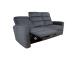 Diivan GASTON 3-kohaline elektriline recliner, hall samet
