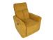 Tugitool GEMMA manuaalne recliner 89x98xH106cm, tumekollane