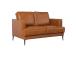 Diivan LEO 136x86xH85cm, helepruun
