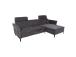 Nurgadiivan DAYTON PN, elektriline recliner  268x94/157xH100cm, tumehall