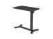 Töölaud ERGO ühe jalaga, manuaalne, must