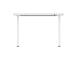 Töölaud ERGO FIT 1-mootoriga 122x62xH73,5-118cm, valge