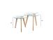 Abilauad HELENA 2tk komplektis D50xH45cm, D40xH40cm, klaas