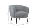 Tugitool ACCENT hall, 77x80xH74cm, polüesterkangas, puit, vineer, metall