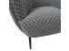 Tugitool ACCENT hall, 77x80xH74cm, polüesterkangas, puit, vineer, metall
