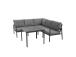 Aiamööblikomplekt ADRIAN laud ja nurgadiivan