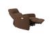 Tugitool recliner SAHARA pruun, 79x90xH102cm, vineer, metall