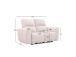 Diivan MATIAS 2-kohaline elektriline recliner 162x90xH100cm, helebeež