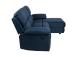 Nurgadiivan BERIT PN manuaalne recliner 214x95/160xH98cm, tumesinine