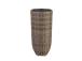 Lillepotiümbris WICKER D37xH77cm, plastikpunutis, värvus: tumepruun