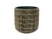 Lillepott WICKER D35xH36cm, helepruun