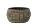Lillepott WICKER D48xH26cm, helepruun