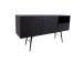 Kummut LUXEMBOURG 150x40xH80cm, must melamiin