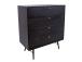 Kummut LUXEMBOURG 80x40xH90cm, must melamiin