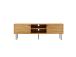TV laud LINE 150x40xH50cm, tammedekooriga melamiin