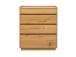 Kummut SACHA 75x40xH89cm, tammedekooriga melamiin