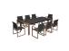 Aiamööblikomplekt DUISBURG laud ja 8 tooli
