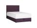 Kontinentaalvoodi LEVI 120x200cm, madratsiga, tumeroosa, 123x210xH114,5cm