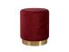 Tumba LA PERLA, D35xH42cm, kattematerjal: samet kangas, värv: punane