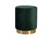 Tumba LA PERLA D35xH42cm, kattematerjal: samet kangas, värv: roheline