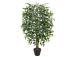 Kunstpuu FICUS, H120cm, 1 tüvega, must pott