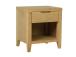 Öökapp/laud CHAMBA, 40x50xH55cm, 1 sahtli ja 1 riiuliga, tamm