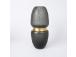 Vaas LUXO, D12xH28cm roheline/ kuldne rõngas