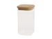 Klaaspurk JAR 10x10xH17,5cm 1400ml  bambusest kaanega