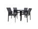 Aiamööblikomplekt AMALFI laud ja 4 tooli