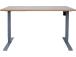 Töölaud ERGO 1-mootoriga 140x70xH71-121cm, vaher, melamiinplaat