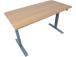 Töölaud ERGO 1-mootoriga 140x70xH71-121cm, vaher, melamiinplaat
