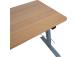 Töölaud ERGO 1-mootoriga 140x70xH71-121cm, vaher, melamiinplaat