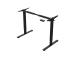 Töölaud ERGO FIT 1-motoriga 120x68xH71,5-116cm, must